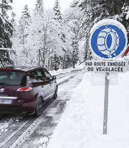 Réglementation Pneus hiver : pas de changement de réglementation