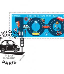 Sécurité routière Un timbre célèbre les 100 ans du Code de la route