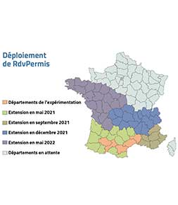 Formations/Examens RdvPermis : extension à 18 départements et intégration du groupe lourd