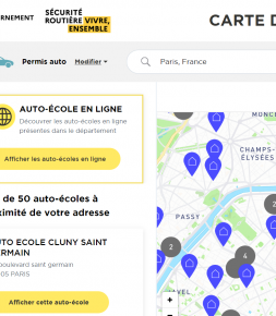 Formations/Examens L’État publie la carte officielle des auto-écoles