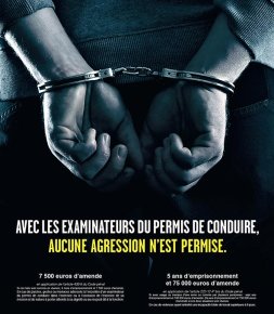 Formations/Examens Une campagne pour lutter contre les agressions d’inspecteurs du permis